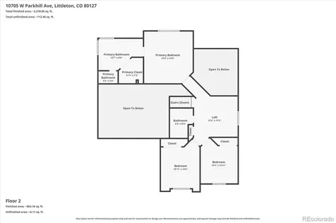 10705 W Parkhill Avenue Littleton CO 80127