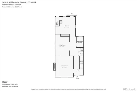 2658 N Williams Street Denver CO 80205
