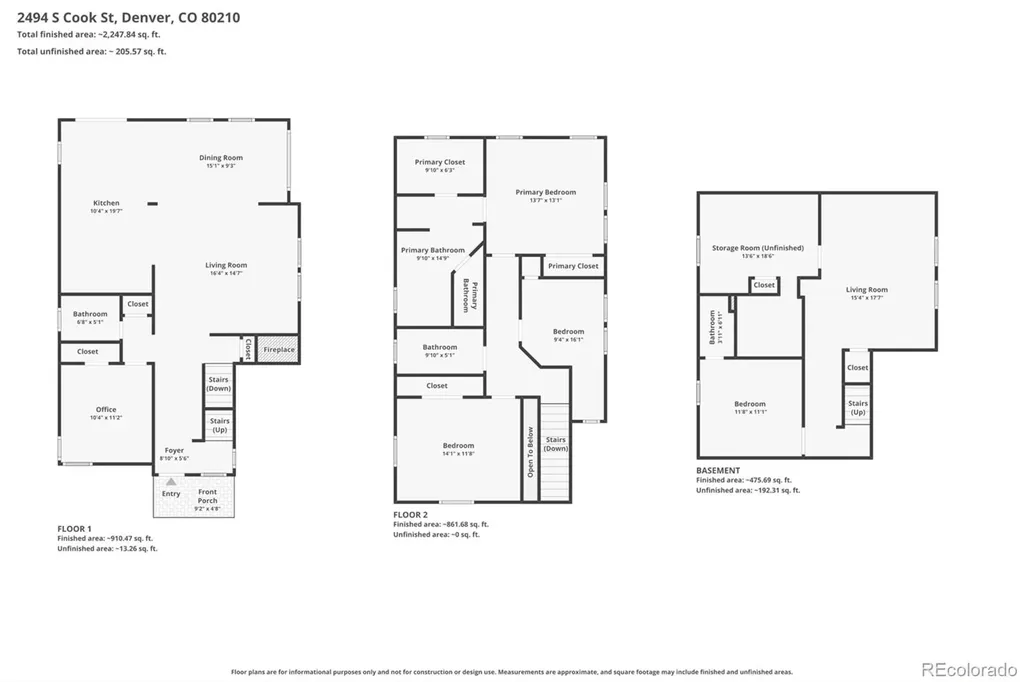 2494 S Cook Street Denver CO 80210