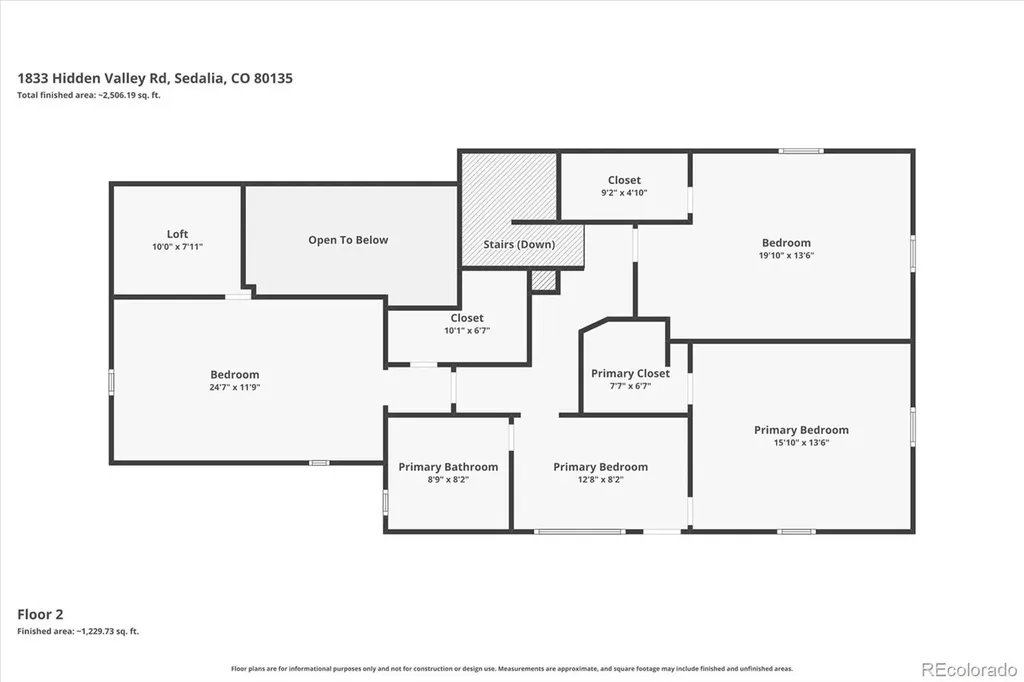 1833 Hidden Valley Road Sedalia CO 80135