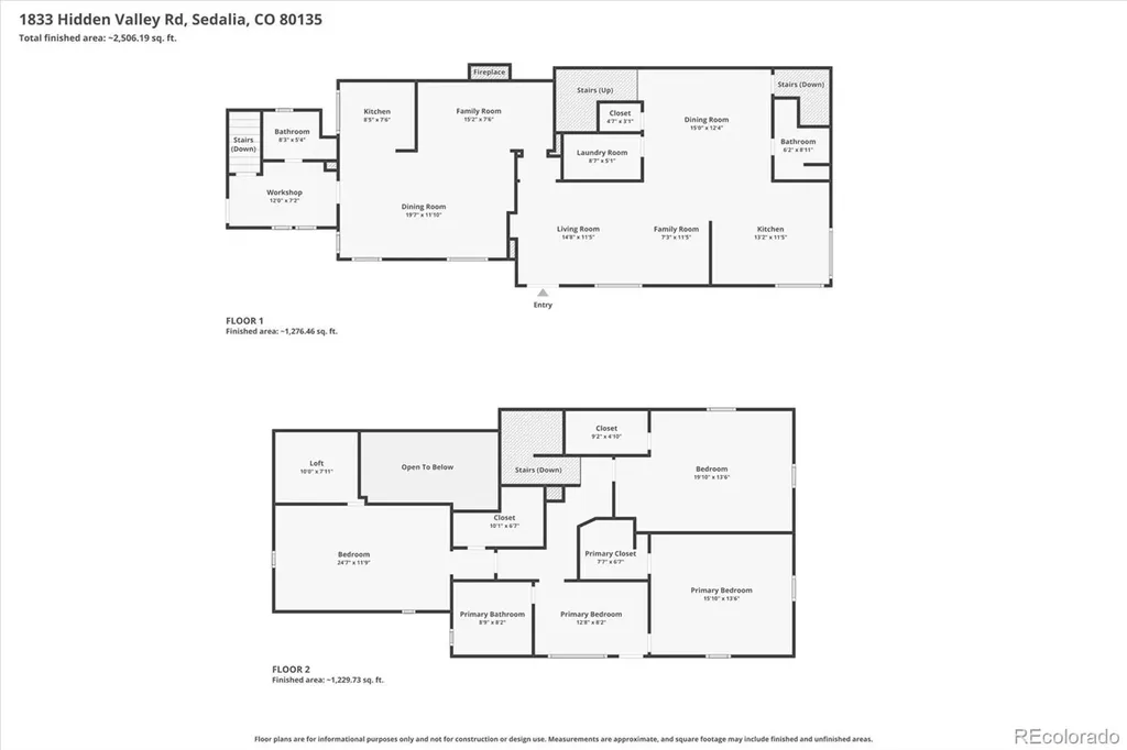 1833 Hidden Valley Road Sedalia CO 80135