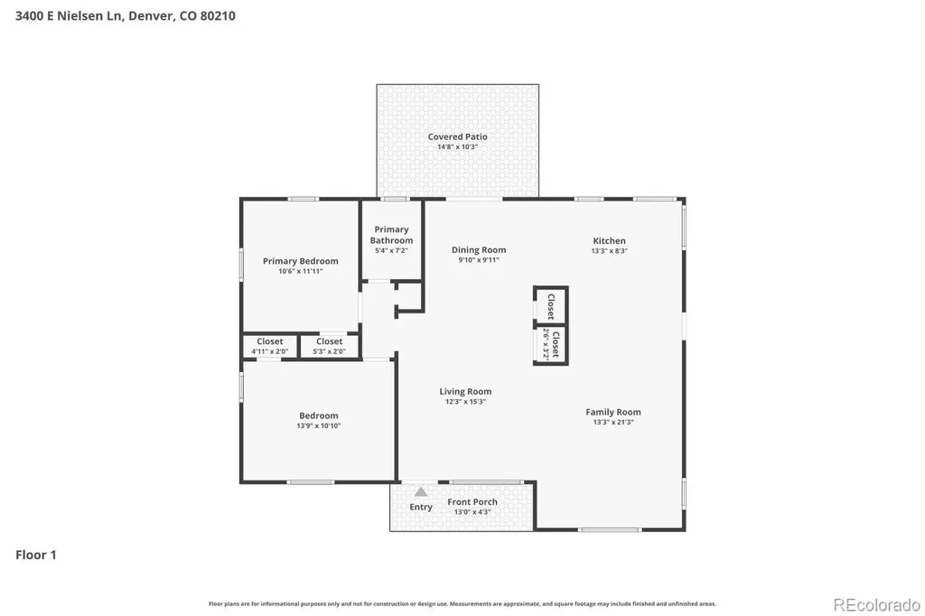 3400 E Nielsen Lane Denver CO 80210
