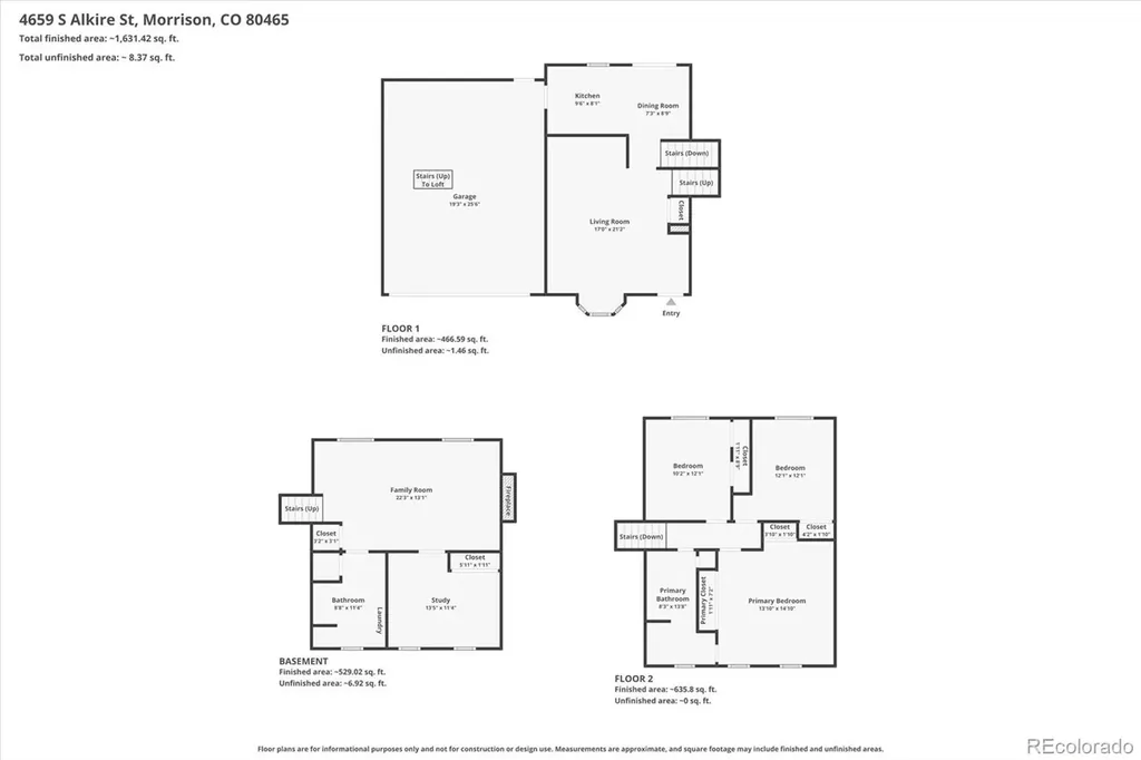 4659 S Alkire Street Morrison CO 80465