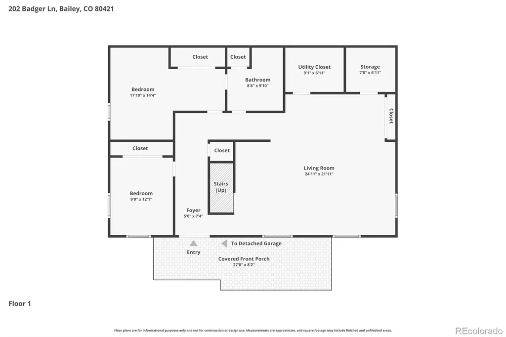 202 Badger Lane Bailey CO 80421