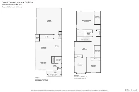 7608 S Zante Court Aurora CO 80016