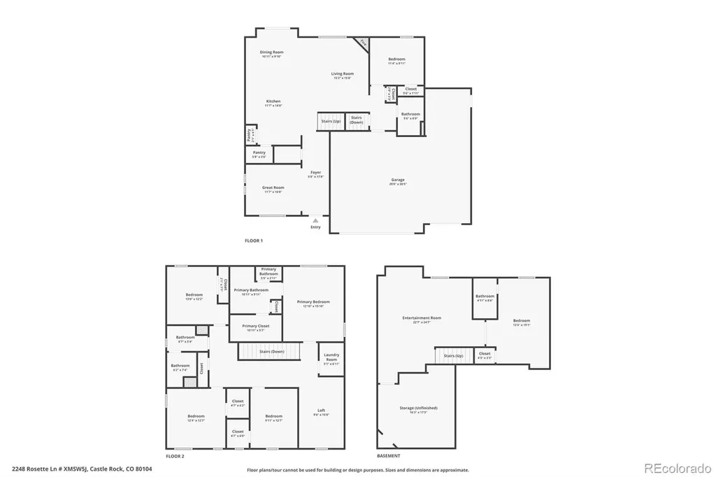 2248 Rosette Lane Castle Rock CO 80104