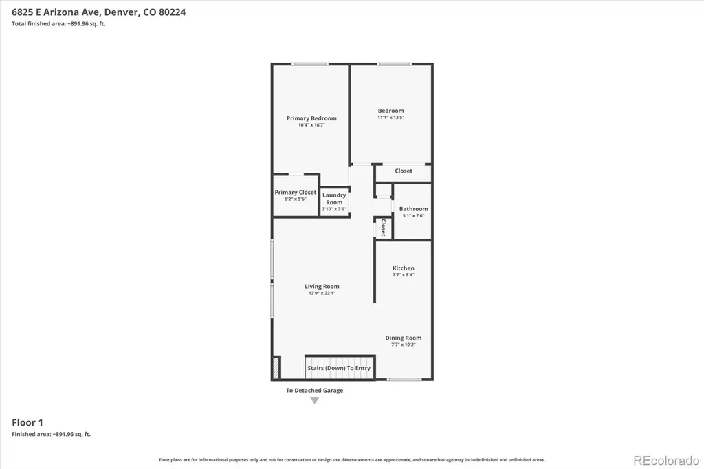 6825 E Arizona Avenue Denver CO 80224