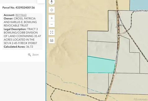 Tract 3 Bowling/cobb Division Of Land Saguache CO 81155
