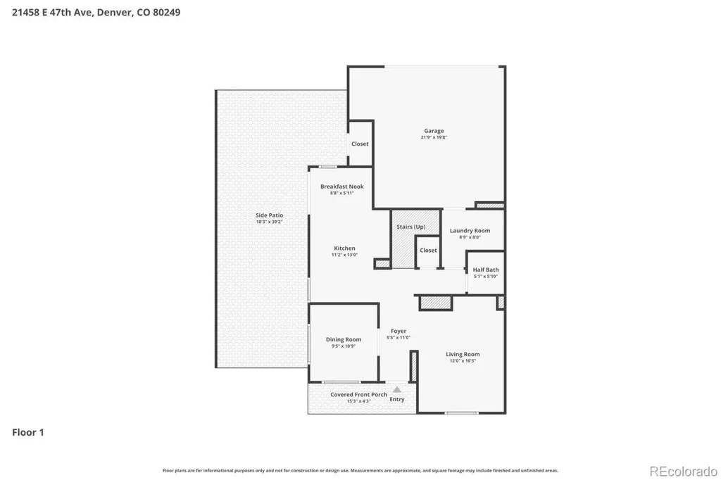 21458 E 47th Avenue Denver CO 80249