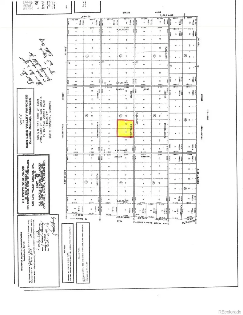 Lot 11 & 12 23rd Street Blanca CO 81123