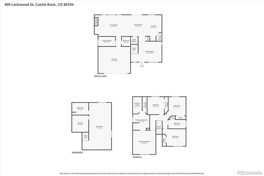 409 Lockwood Street Castle Rock CO 80104