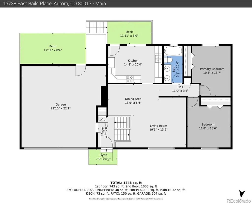 16738 E Bails Place Aurora CO 80017