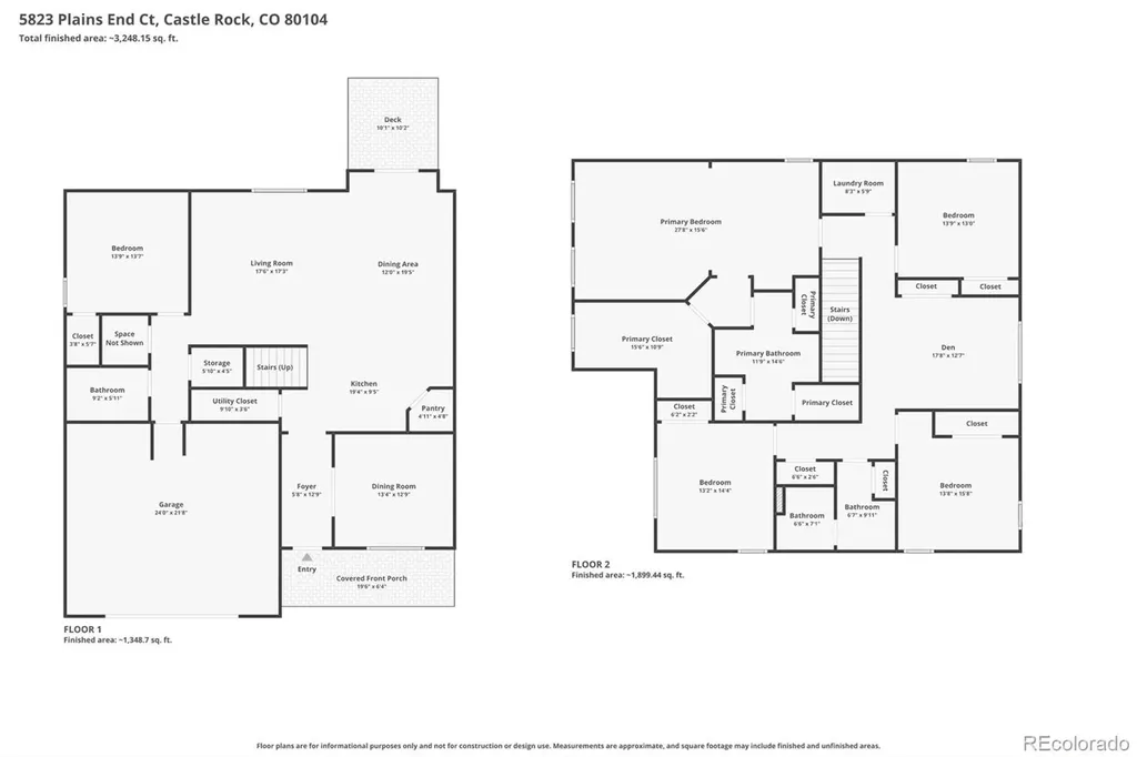 5823 Plains End Court Castle Rock CO 80104