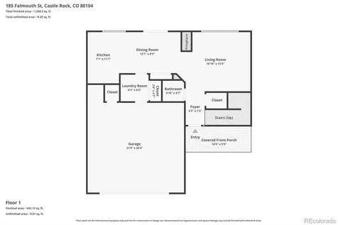185 Falmouth Street Castle Rock CO 80104