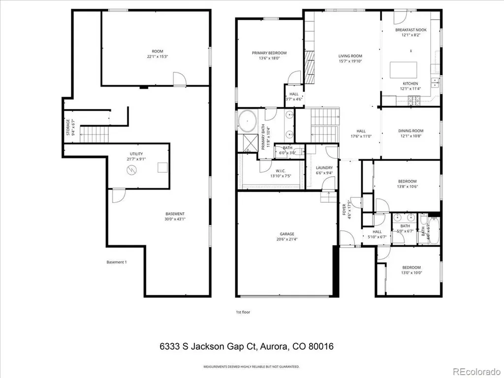 6333 S Jackson Gap Court Aurora CO 80016