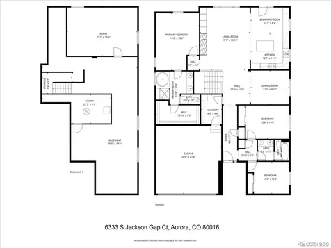 6333 S Jackson Gap Court Aurora CO 80016