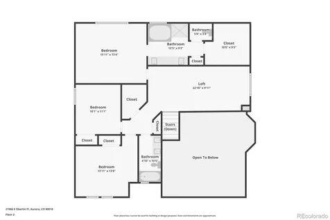21986 E Oberlin Place Aurora CO 80018