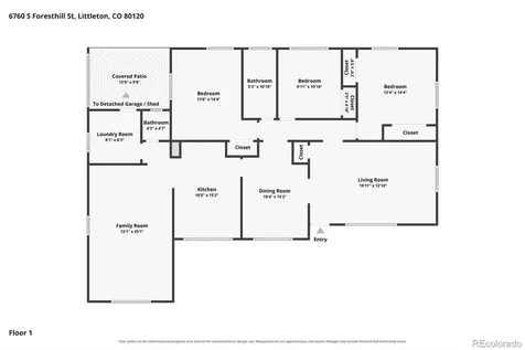 6760 S Foresthill Street Littleton CO 80120