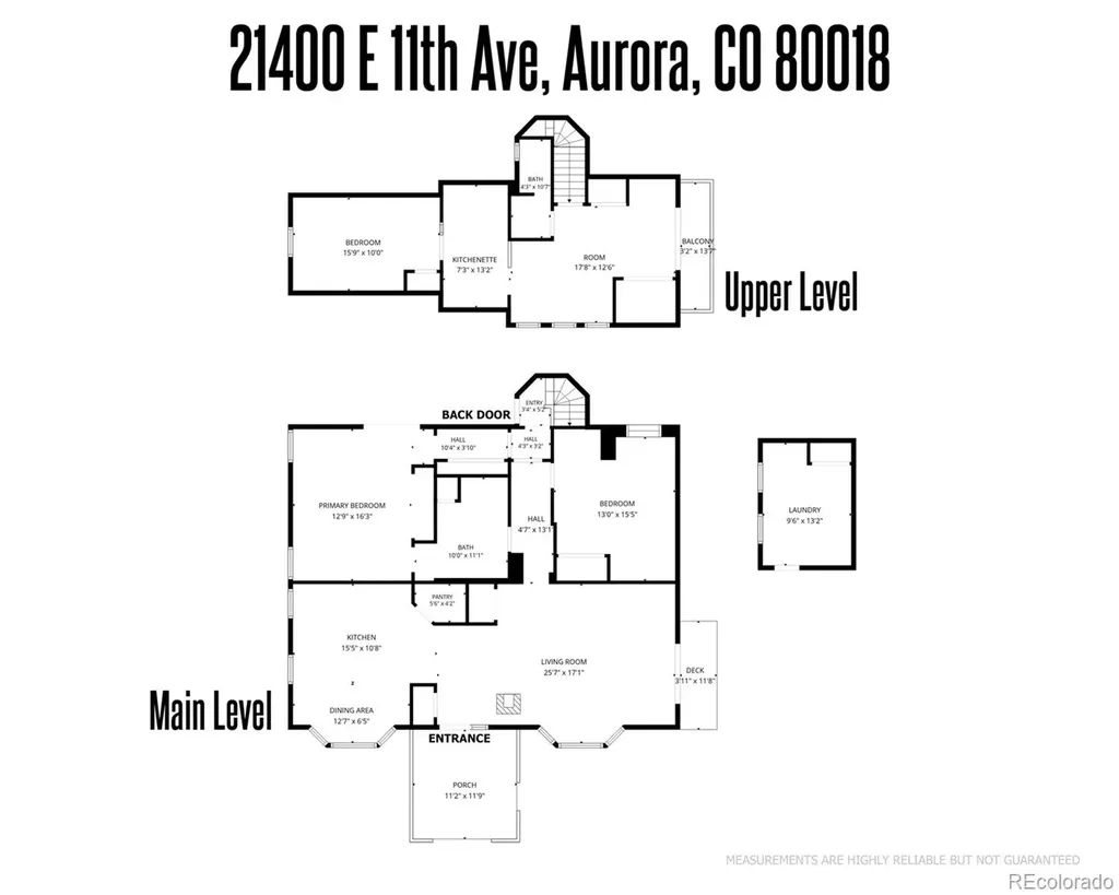 21400 E 11th Avenue Aurora CO 80018