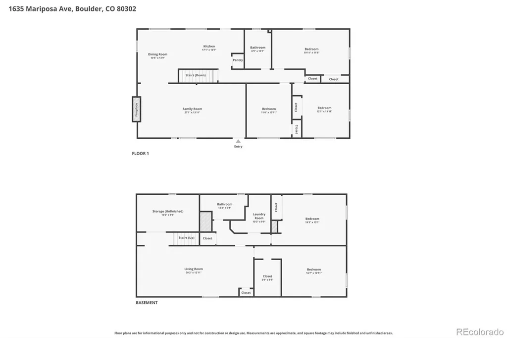 1635 Mariposa Avenue Boulder CO 80302