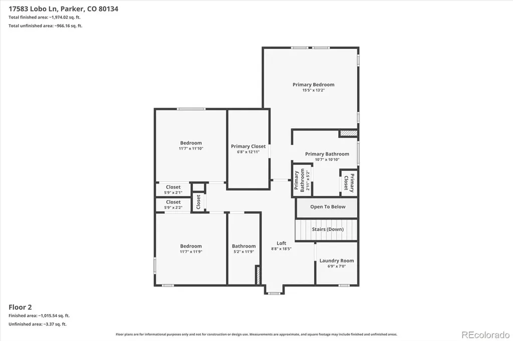 17583 Lobo Lane Parker CO 80134
