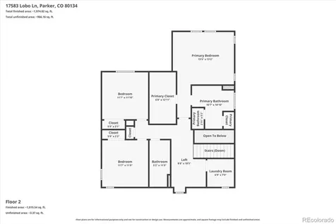 17583 Lobo Lane Parker CO 80134