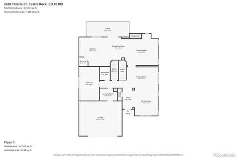 2420 Thistle Court Castle Rock CO 80109