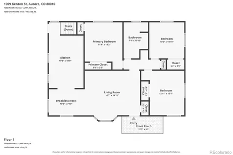 1009 Kenton Street Aurora CO 80010