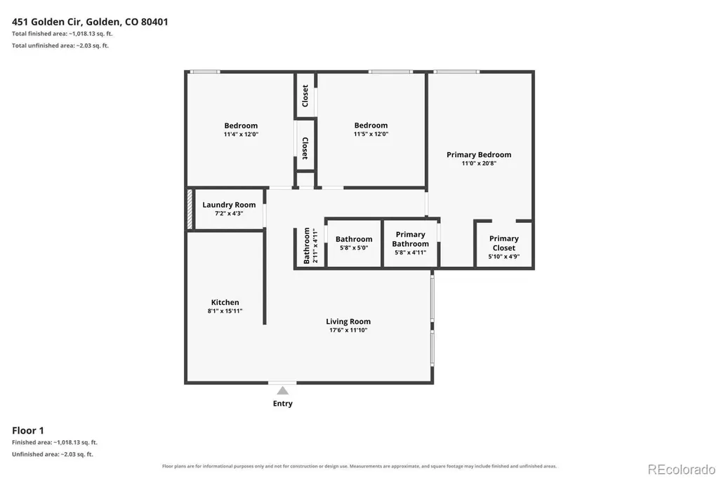 451 Golden Circle Golden CO 80401
