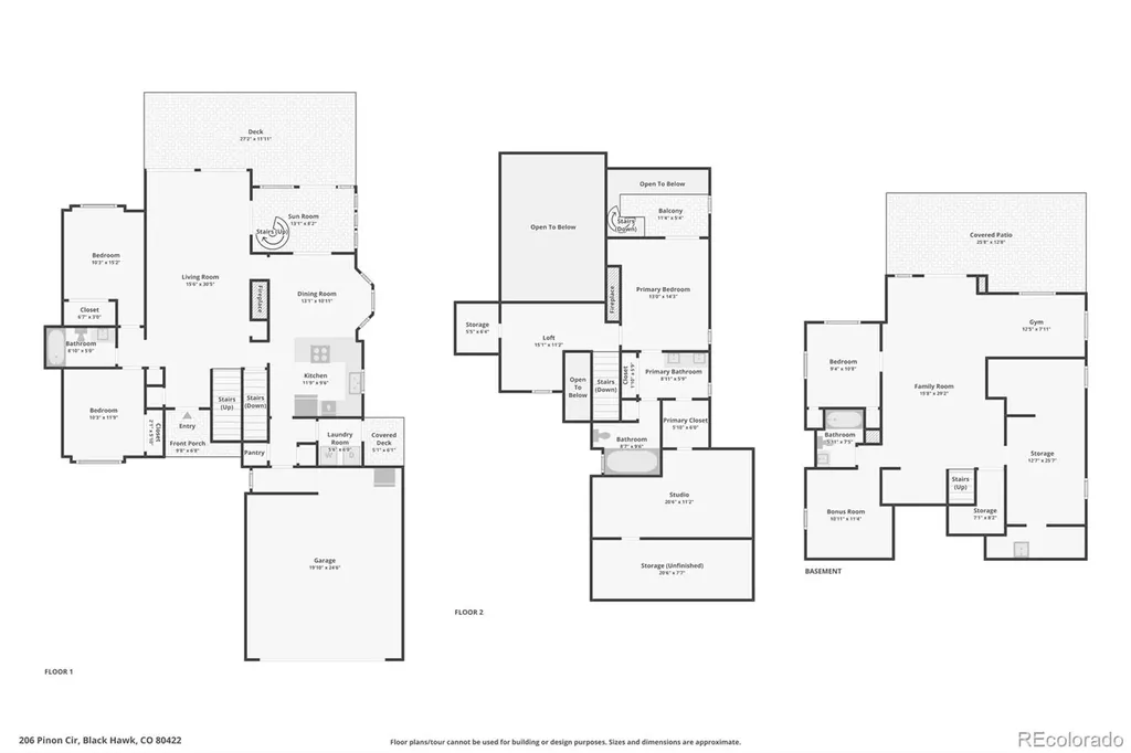 206 Pinon Circle Black Hawk CO 80422