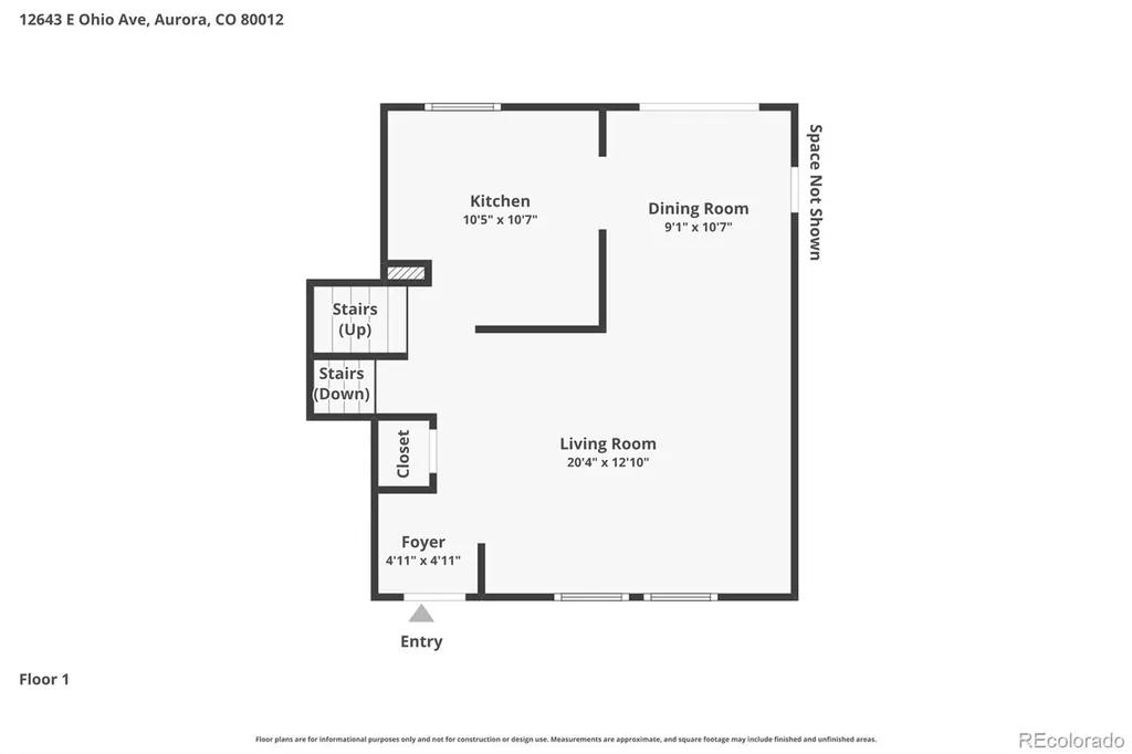 12643 E Ohio Avenue Aurora CO 80012