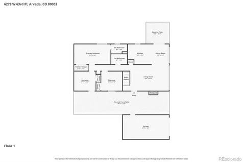 6278 W 63rd Place Arvada CO 80003