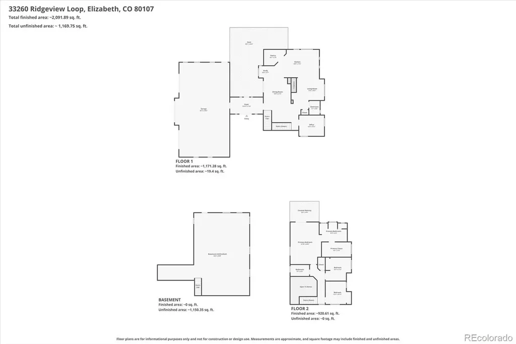 33260 Ridgeview Loop Elizabeth CO 80107