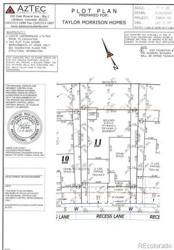 3567 Recess Lane Castle Rock CO 80108
