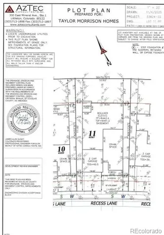 3567 Recess Lane Castle Rock CO 80108