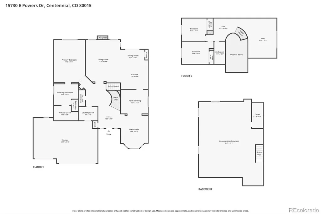 15730 E Powers Drive Centennial CO 80015