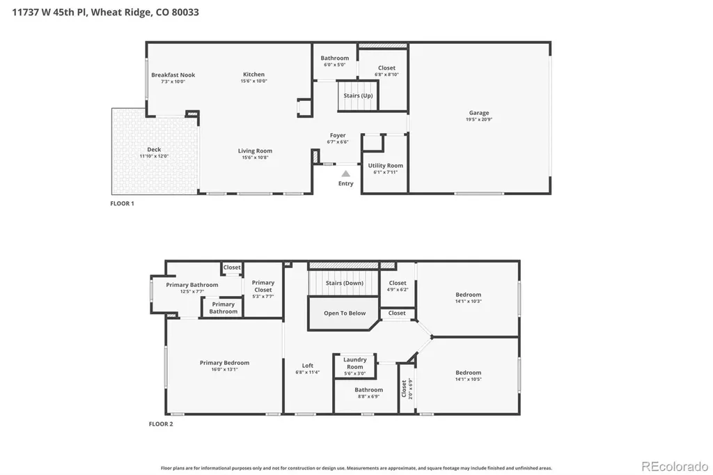 11737 W 45th Place Wheat Ridge CO 80033