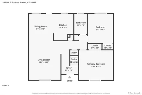 16670 E Tufts Avenue Aurora CO 80015