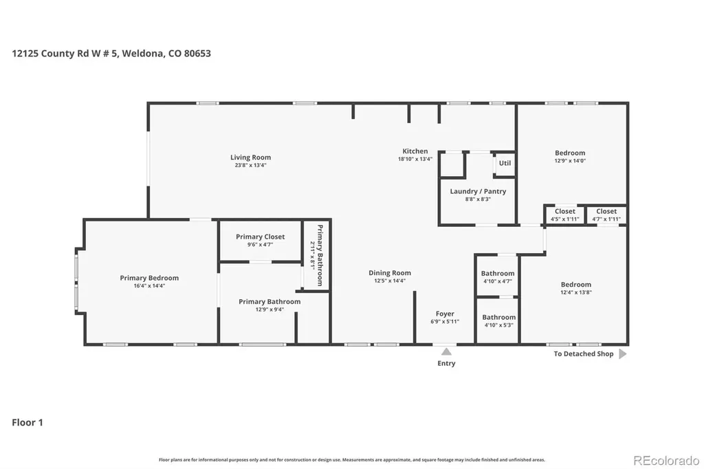 12125 County Road W.5 Weldona CO 80653