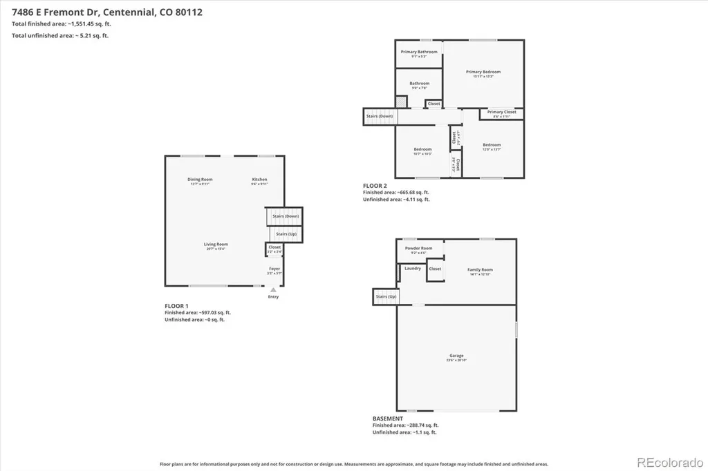 7486 E Fremont Drive Centennial CO 80112