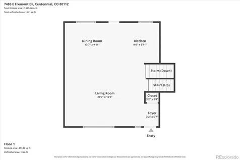 7486 E Fremont Drive Centennial CO 80112