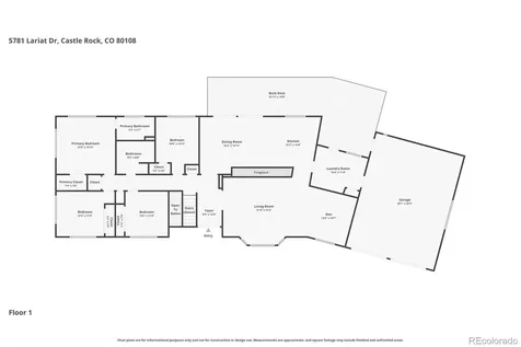5781 N Lariat Drive Castle Rock CO 80108