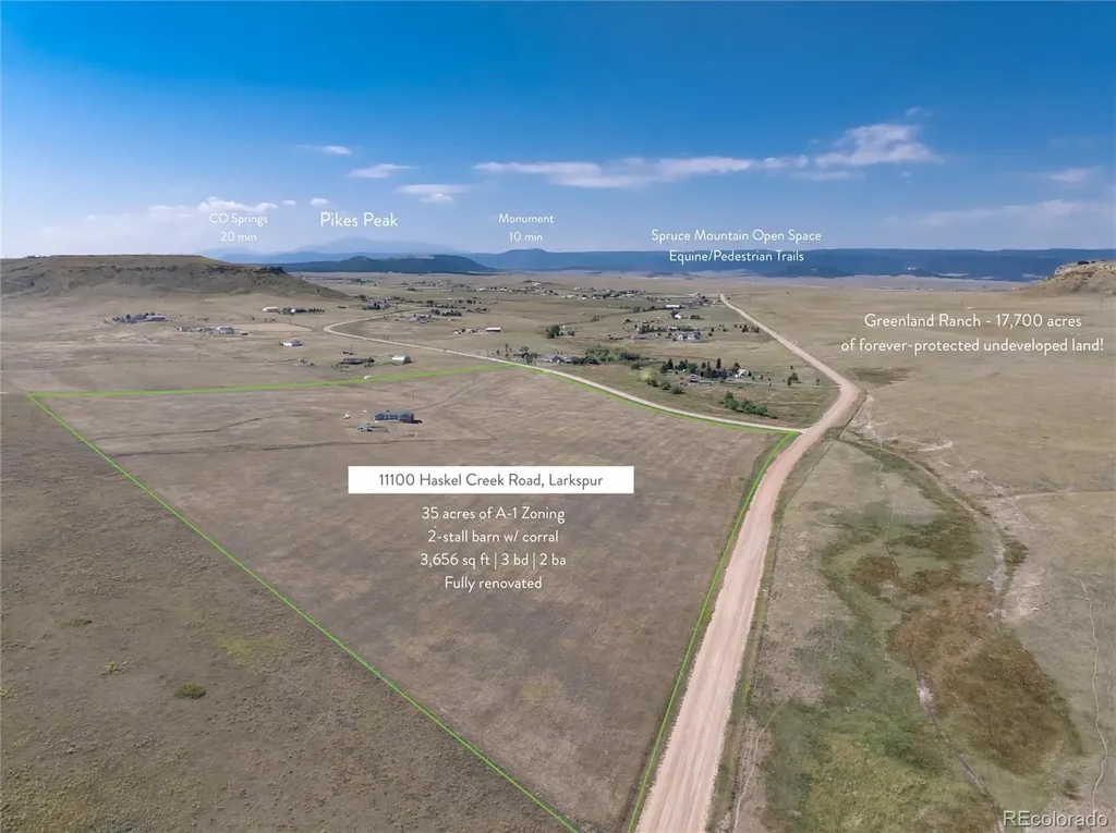 11100 Haskel Creek Road Larkspur CO 80118