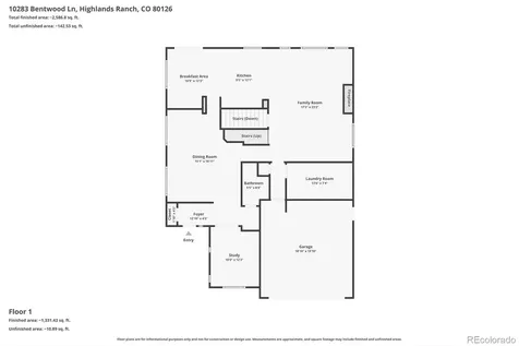 10283 Bentwood Lane Littleton CO 80126