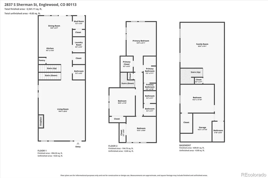 2837 S Sherman Street Englewood CO 80113
