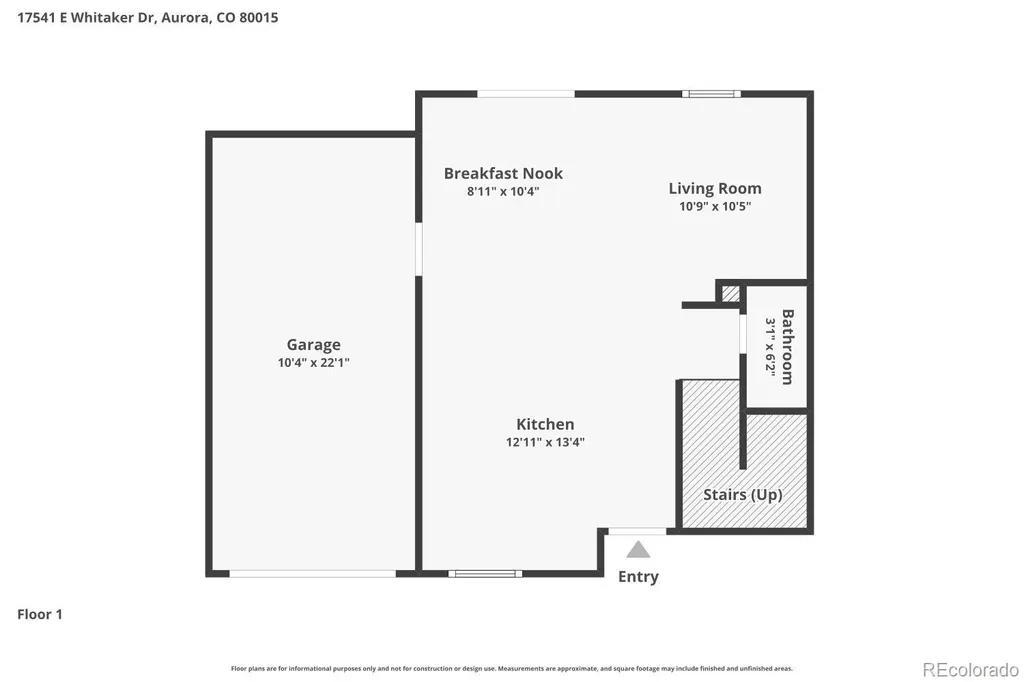 17541 E Whitaker Drive Aurora CO 80015