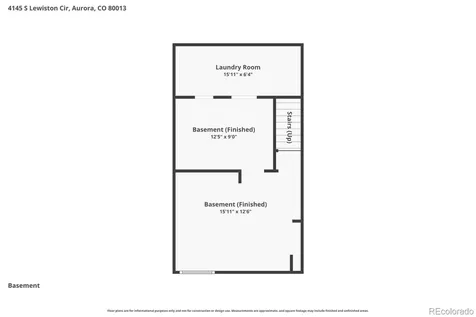 4145 S Lewiston Circle Aurora CO 80013