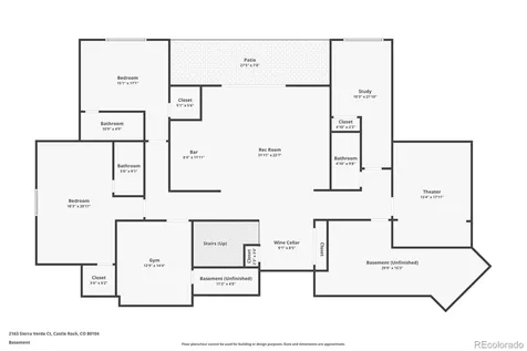 2163 Sierra Verde Court Castle Rock CO 80104
