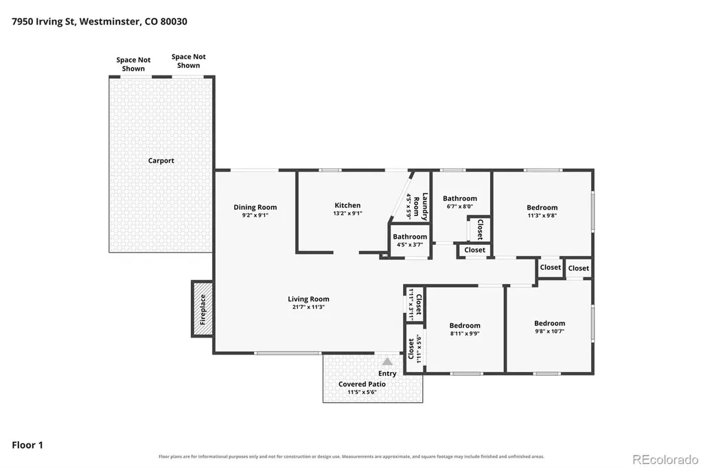 7950 Irving Street Westminster CO 80030