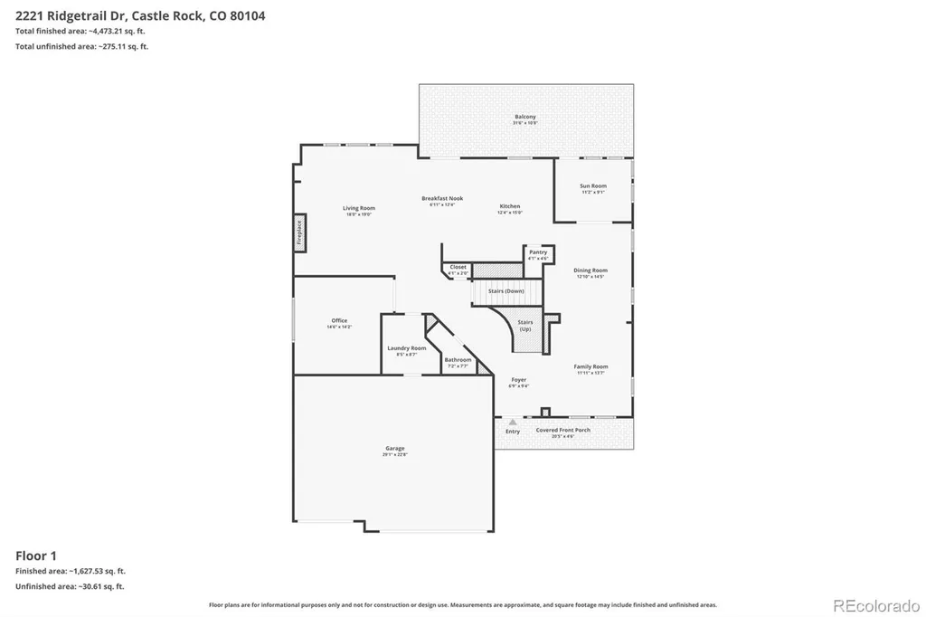 2221 Ridgetrail Drive Castle Rock CO 80104